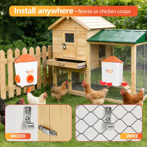 JinxZap weather-resistant PP construction withstands outdoor coop conditions.