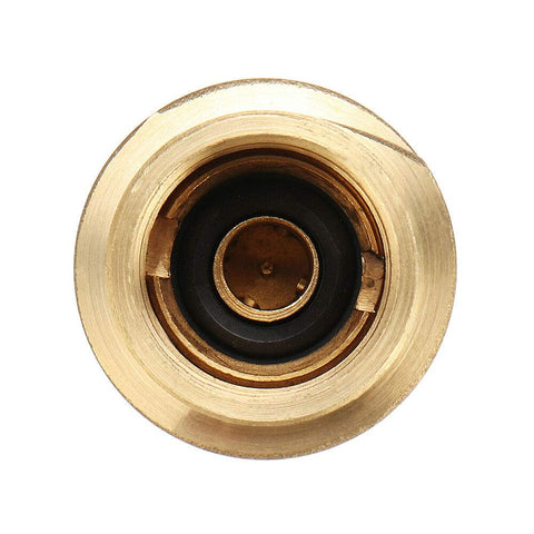 Solid brass gas adapter ready for propane and natural gas use