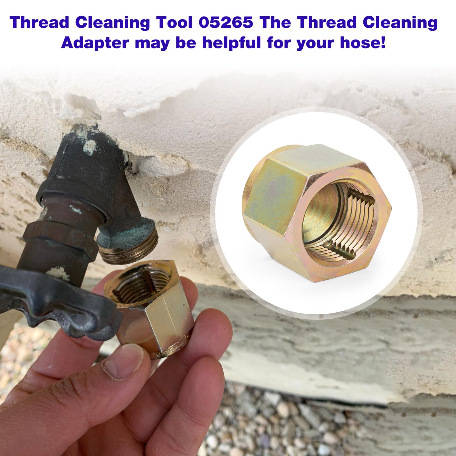 Leak prevention with clean, repaired hose fittings using JIOTAR 05265.