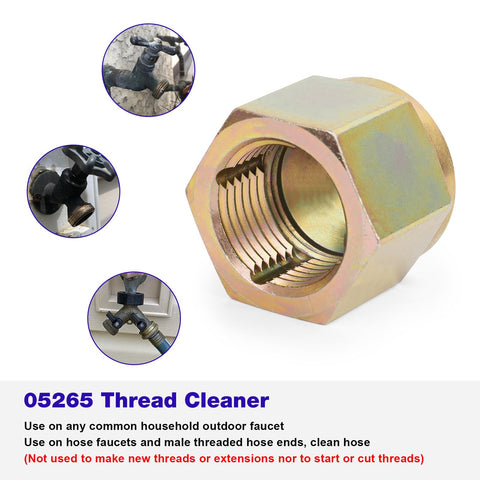 JIOTAR 05265 thread repair tool restores hose threads to prevent leaks.