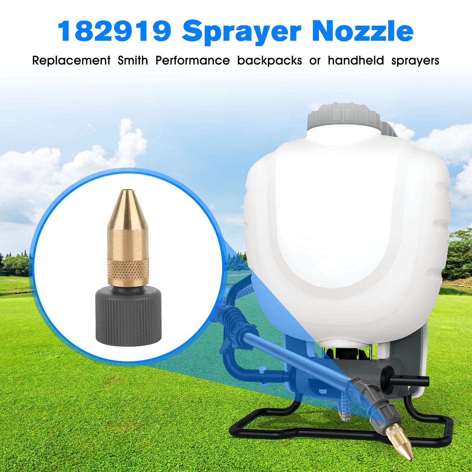 JIOTAR 182919 nozzle cone pattern for wider garden coverage
