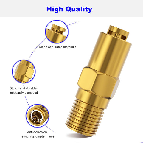 1/4 inch NPT valve fits a wide range of cleaning systems.