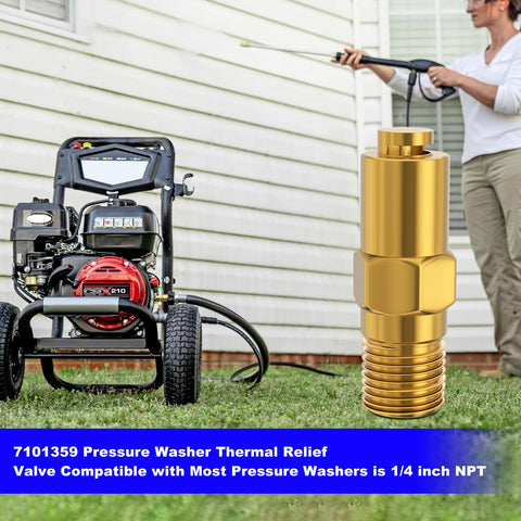 Gold-colored finish adds a premium look to compatible pressure washer pumps.