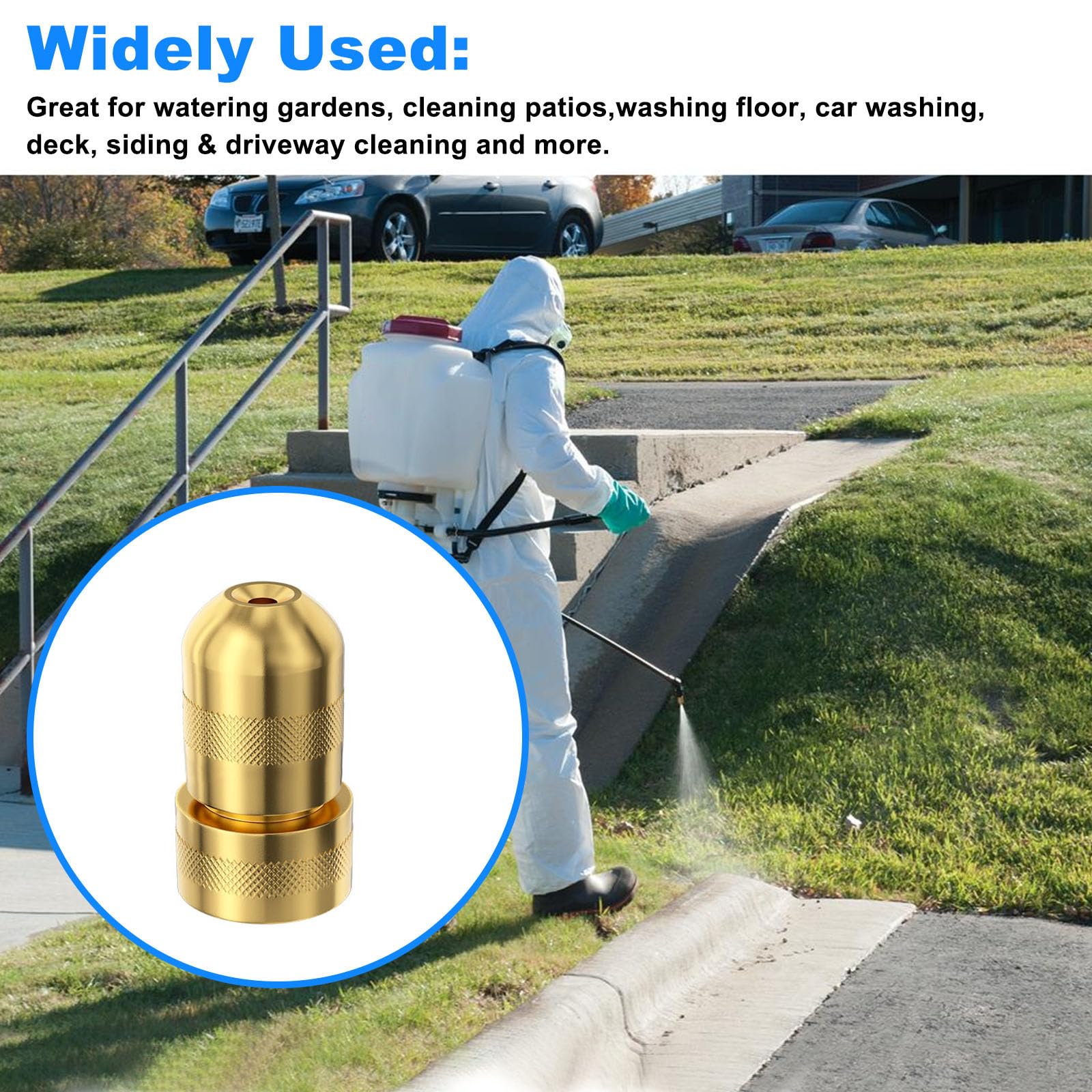 JIOTAR adjustable spray pattern lets mist or stream as needed