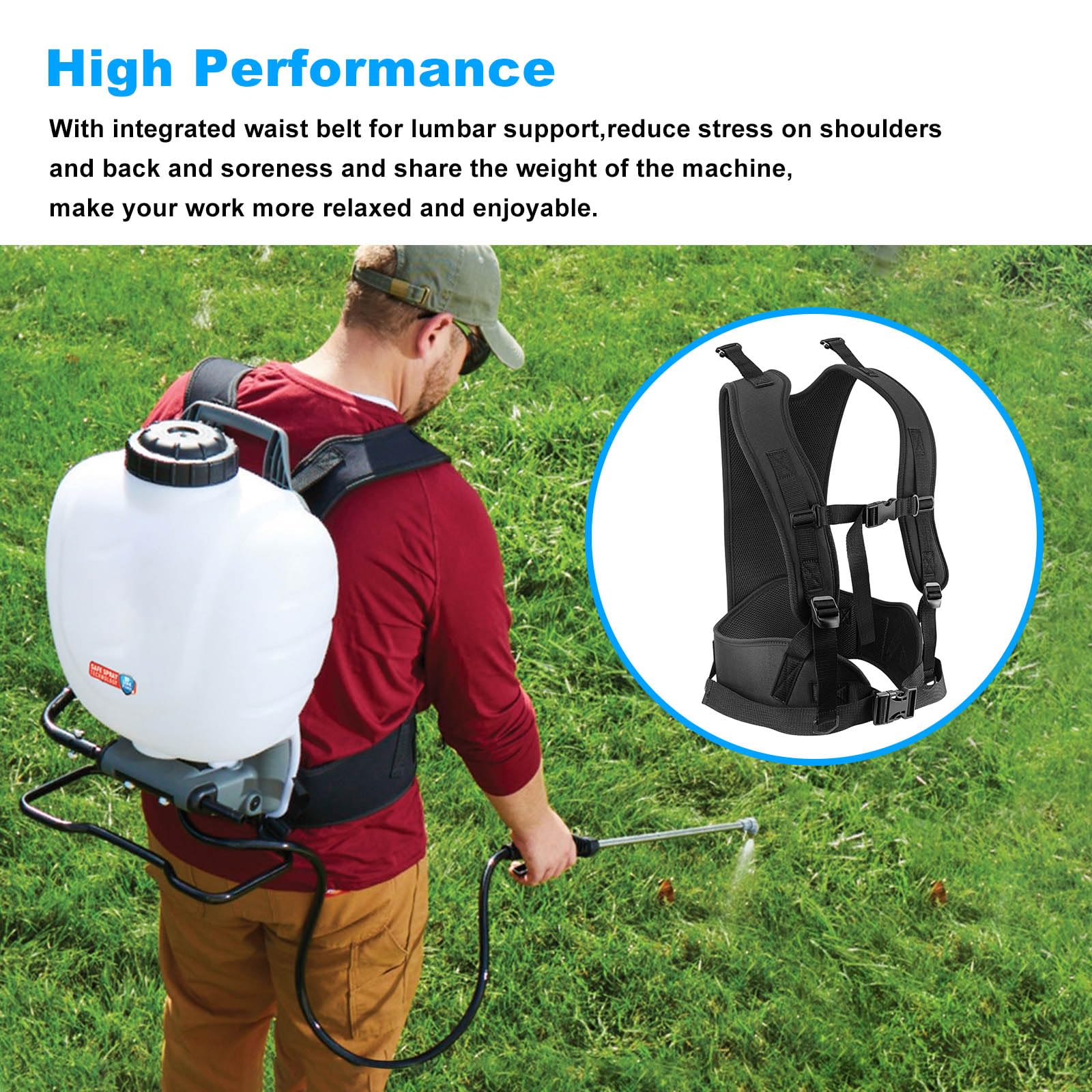 JIOTAR straps are adjustable for a comfortable, hands-free fit.