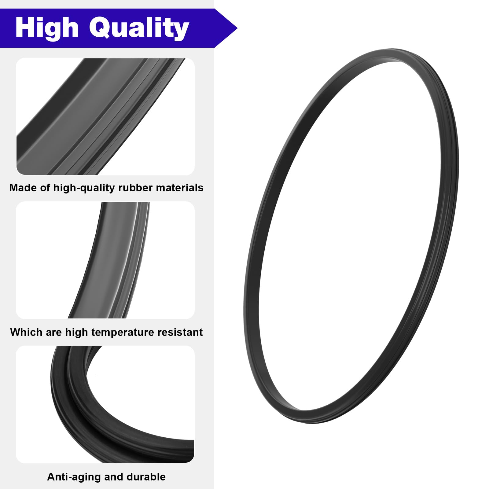JIOTAR DEX2422Z2 durable rubber O-ring ensures heat resistance for pool systems.