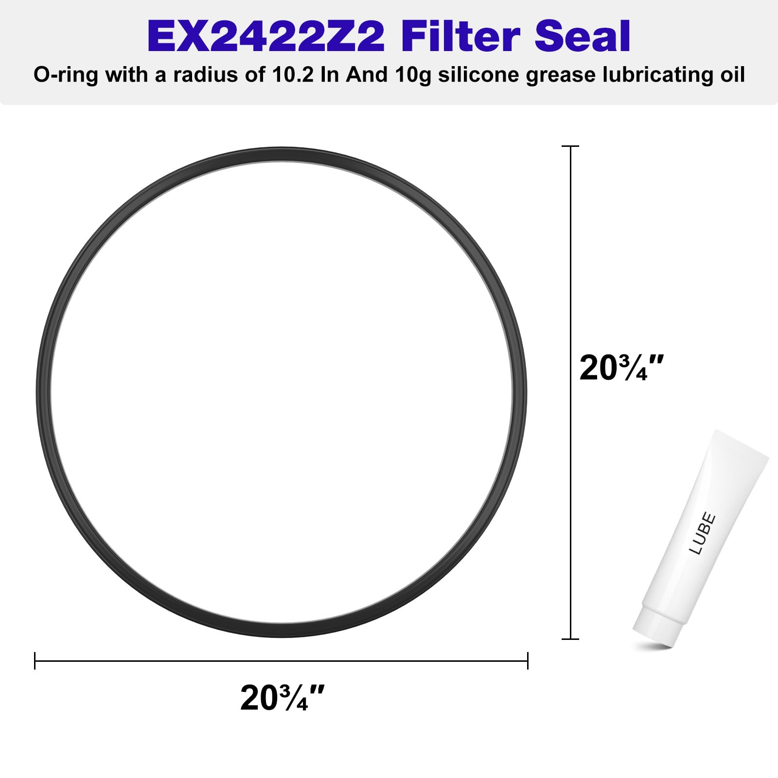 JIOTAR DEX2422Z2 gasket fits Hayward Pro-Grid DE units for reliable filtration.