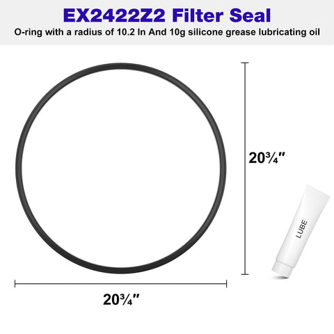 JIOTAR DEX2422Z2 gasket fits Hayward Pro-Grid DE units for reliable filtration.