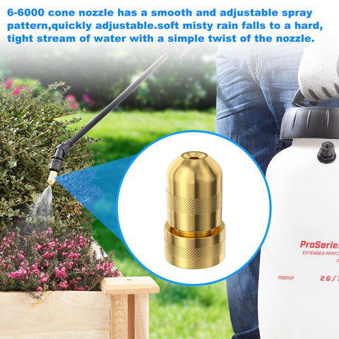 JIOTAR sprayer nozzle ideal for outdoor cleaning and watering tasks