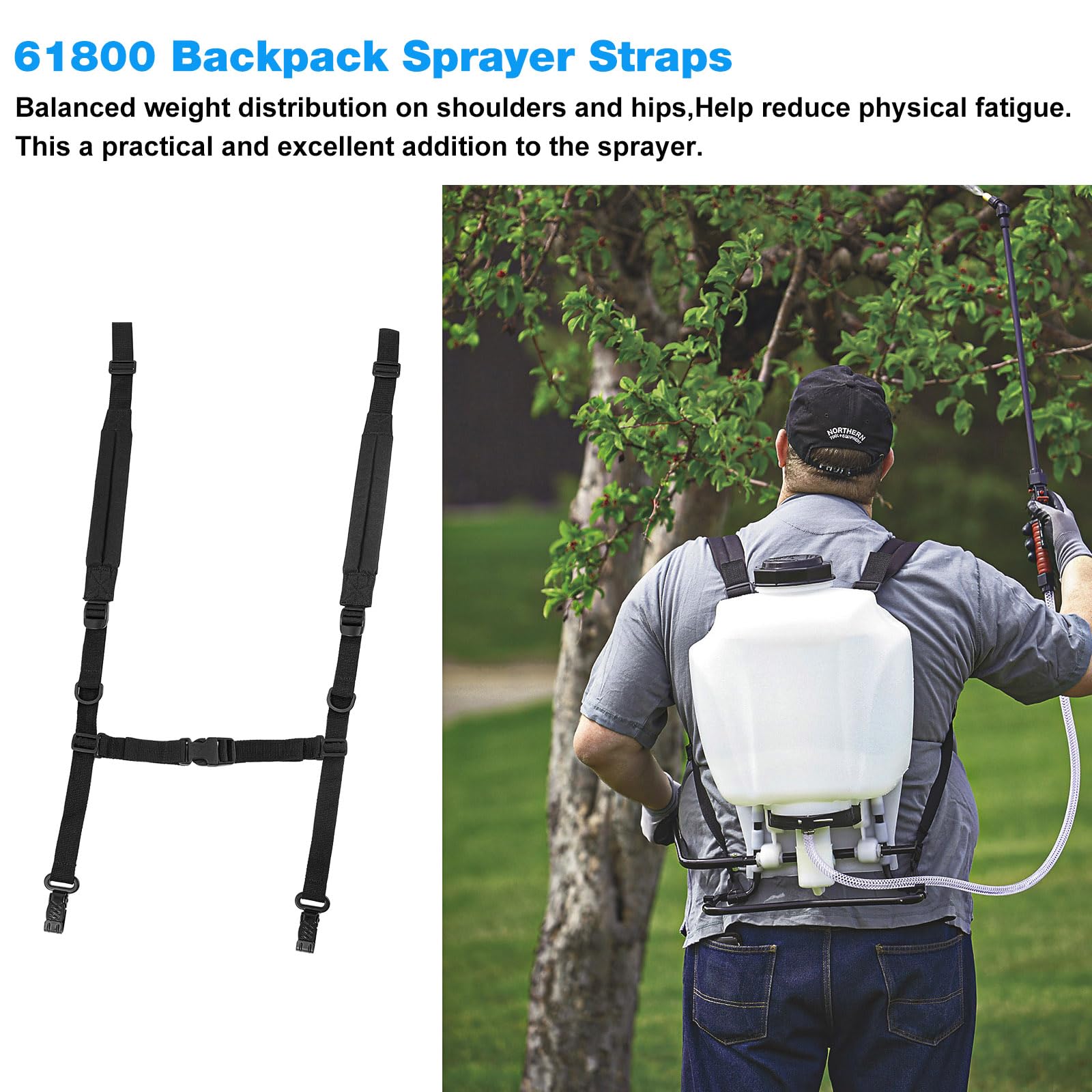 JIOTAR strap compatibility across Solo, Roundup, and Fimco sprayers for easy swapping