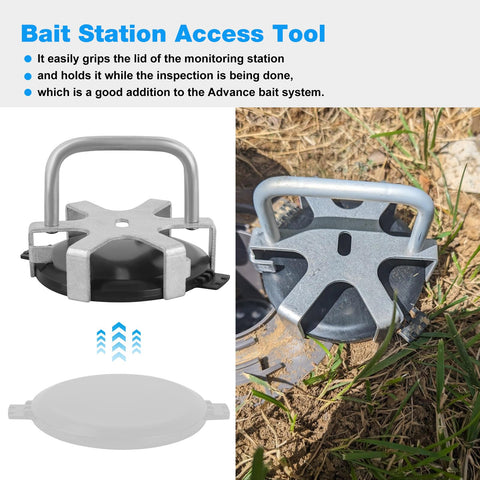 JIOTAR Termi-te bait-station lid opening action enabling easy maintenance