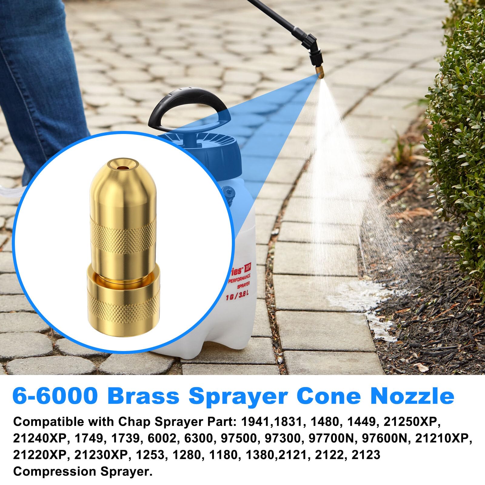 JIOTAR two-pack brass nozzles set for Cha-p models
