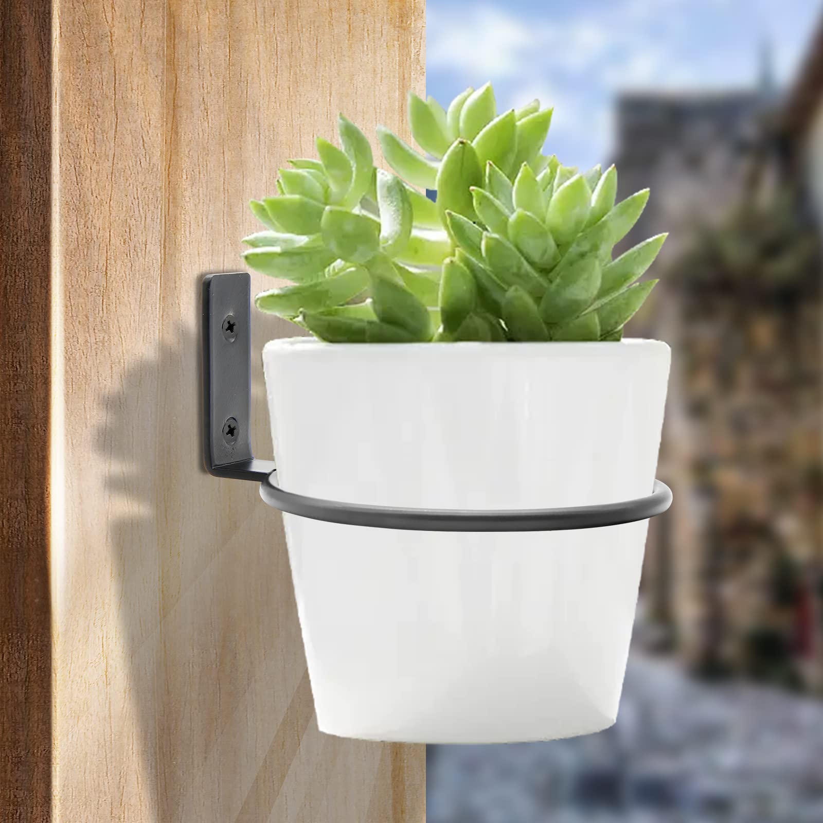Jiozermi matte black finish for durable planter decor
