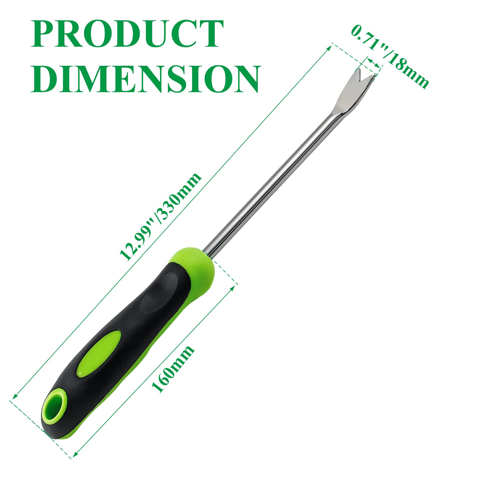 jiozermi pronged weed puller ideal for lawns and farmland