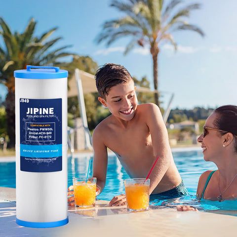 JIPINE 4CH-949 spa filter in use delivering steady spa performance.