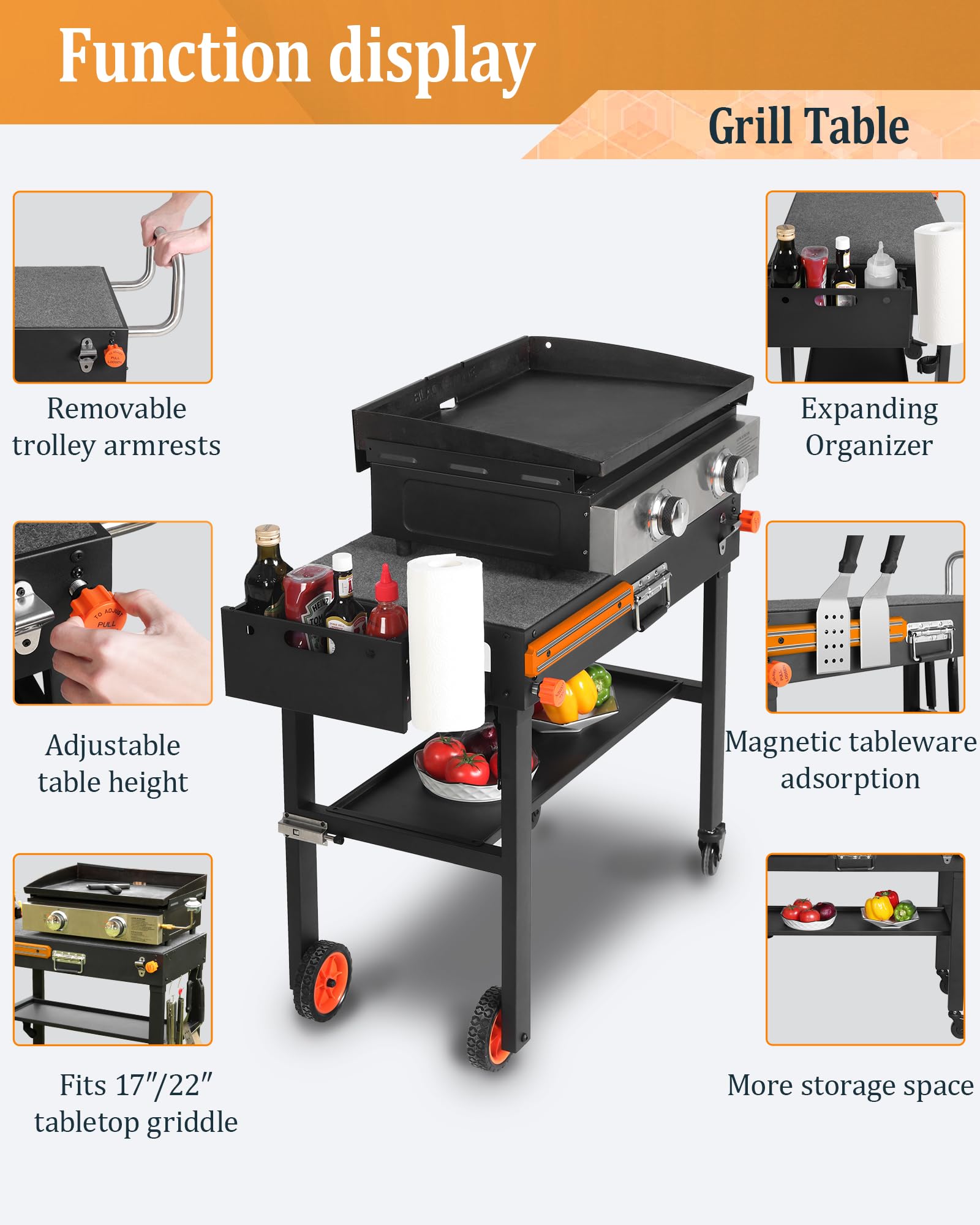 JiRiCHMi 360-degree wheels enable smooth repositioning on any surface.