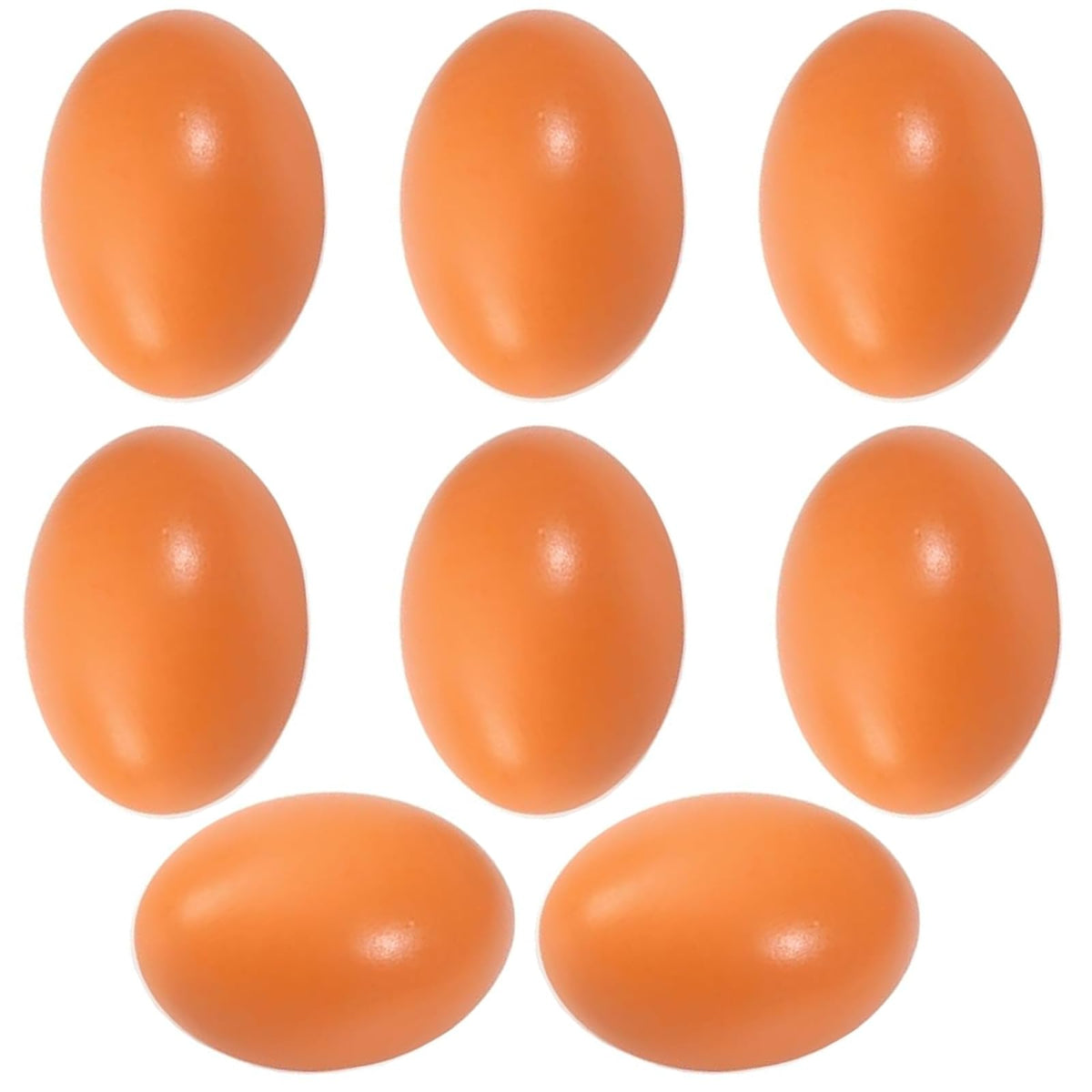 Jirown 8pc wooden dummy nest eggs guide hens to use nesting boxes