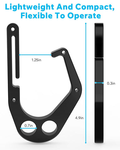 JISHAHS aluminum tree hook compact design keeps operation lightweight and flexible.