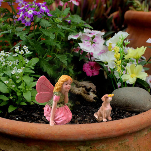 Jiumo garden landscape with miniature fairies for charming scenes