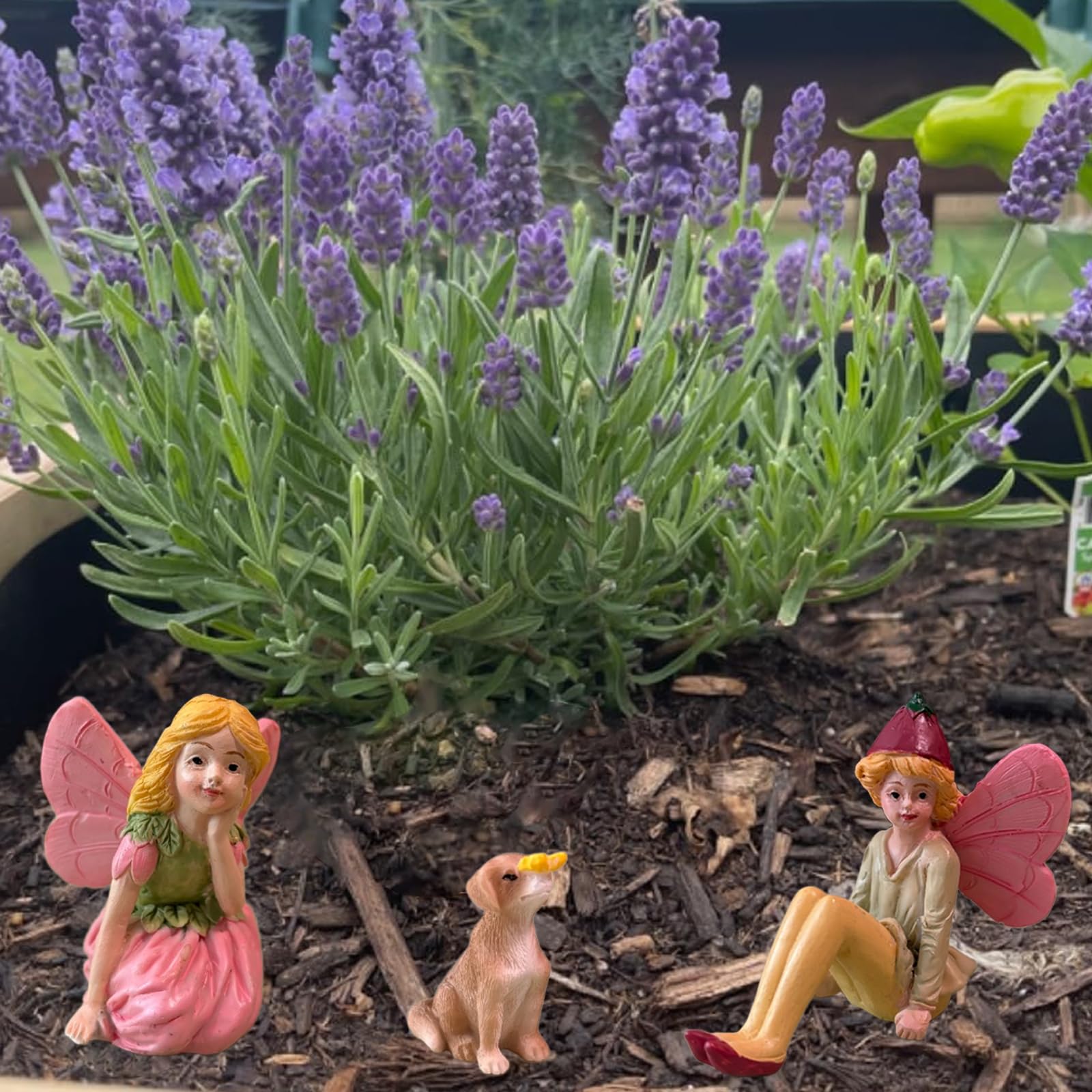 Jiumo kid-friendly garden decor set for imaginative play