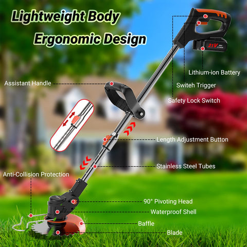 JIUYEKEW 3-in-1 attachments enable versatile garden care