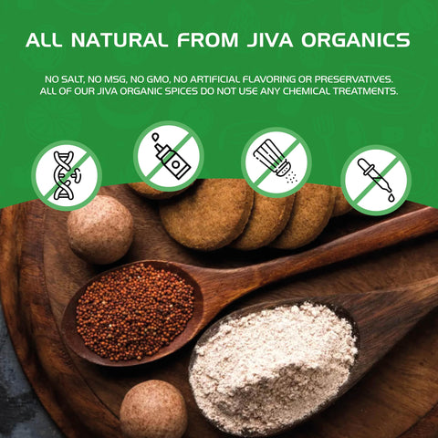 Intense flavor from Jiva Organics Ajwain seeds for spice blends.