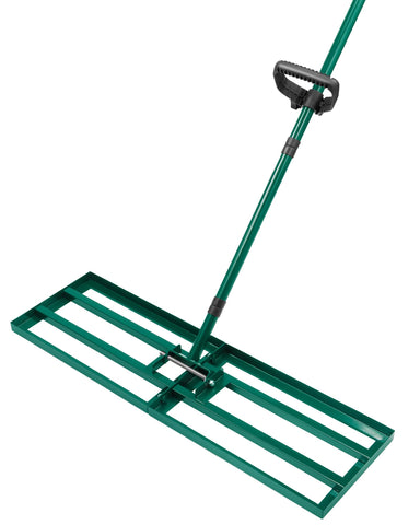 JivaJot Lawn Leveling Rake 30x10 ground plate smooths soil for a level lawn