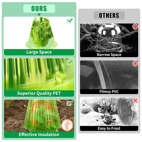 jixsloft plant cover over vegetables shields crops without chemicals