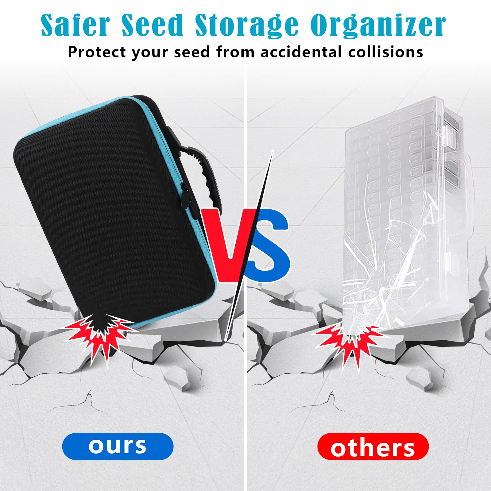 Jixsloft zipper bag provides light-proof storage for seeds during transport and storage.