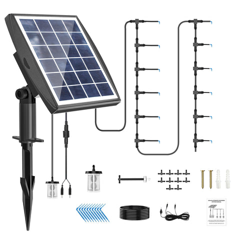 JIYANG solar drip irrigation kit for outdoor pots and balconies