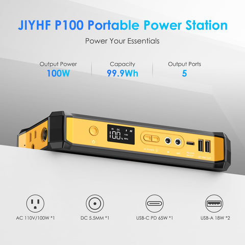 JIYHF 99.9Wh model meeting airline carry-on restrictions for travel