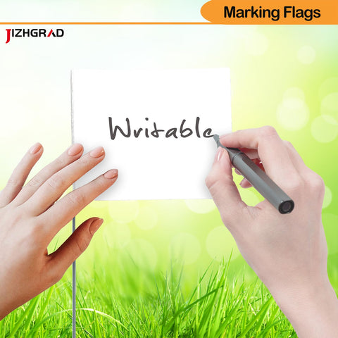 JIZHGRAD marker flags for sprinkler layout provide durable, weather-resistant markings.