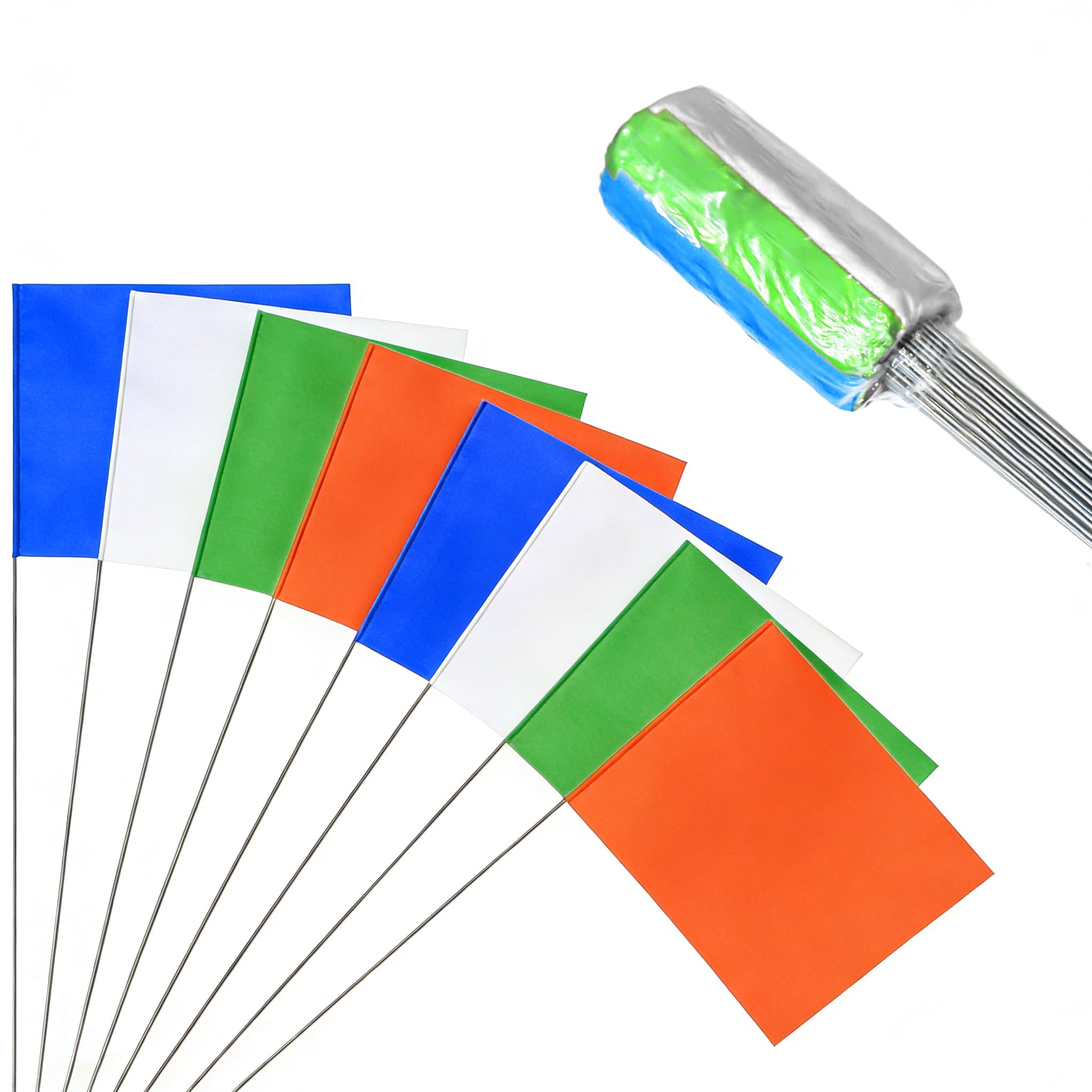 JIZHGRAD marker flags for yard-lawn with high visibility.