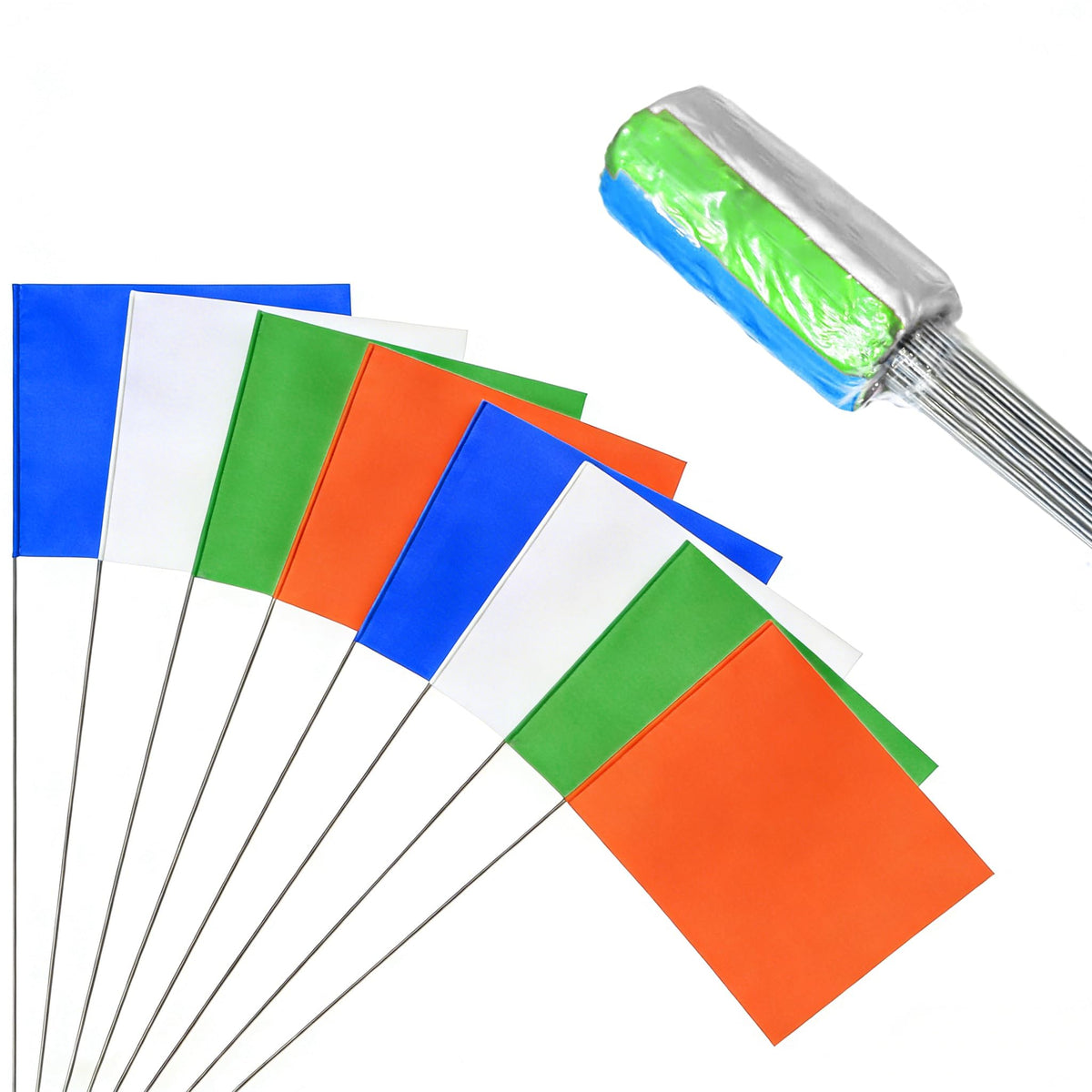 JIZHGRAD marker flags for yard-lawn with high visibility.