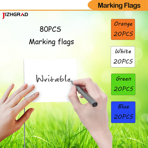 JIZHGRAD boundary flags for sprinkler marking and landscape clarity.
