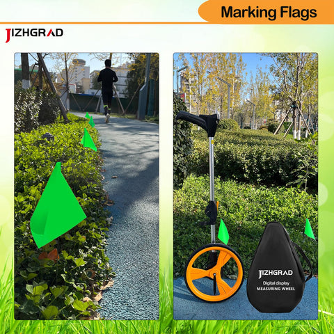 JIZHGRAD durable steel-wire poles support stable flag placement in outdoor work