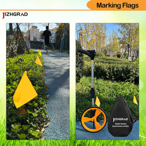 JIZHGRAD multipurpose ground markers suitable for sprinkler, landscaping, and construction marking.