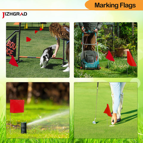 JIZHGRAD UV/weather-resistant flag for outdoor projects and long use.