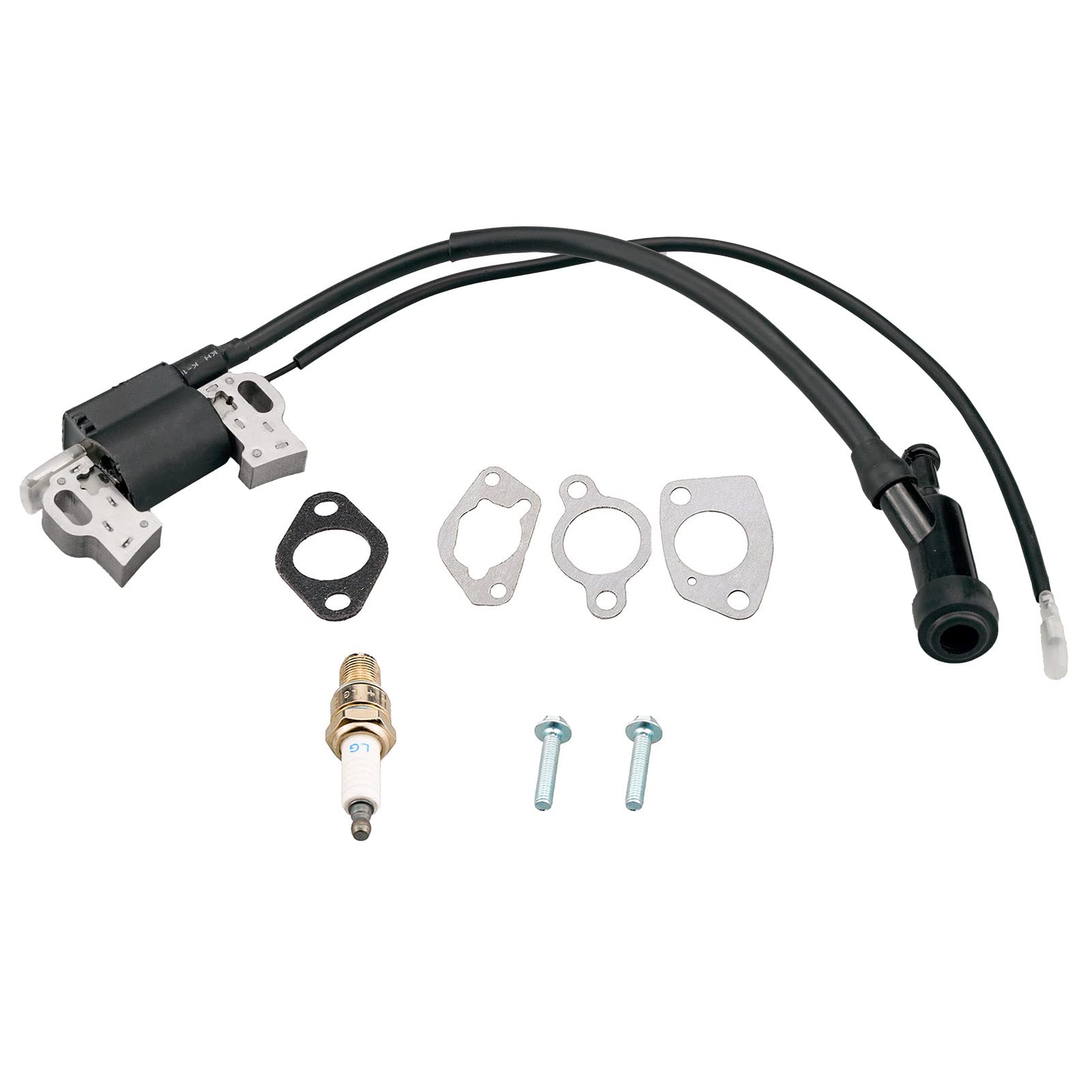 JJing carburetor and muffler gasket set ensures secure seals.
