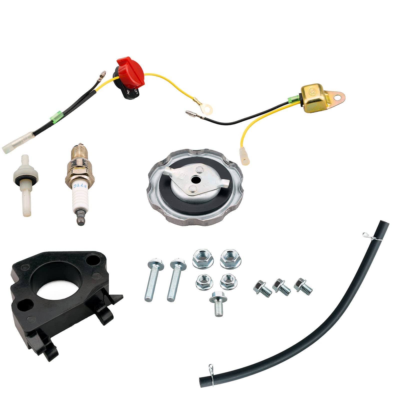 JJing carburetor-rebuild-kit fits GX340 GX390 GX420 for smoother power delivery.