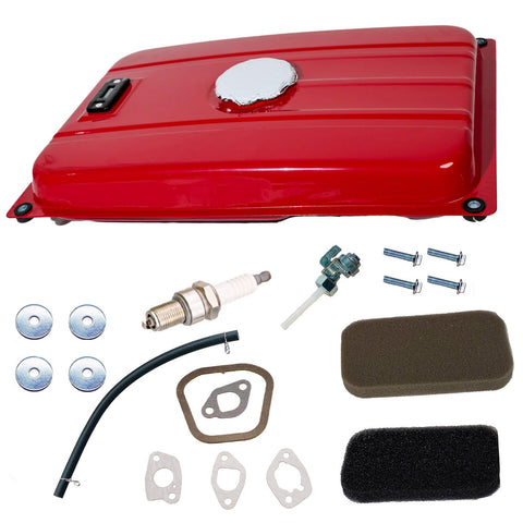 JJing universal 5-gallon tank angled view, versatile compatibility across generators.