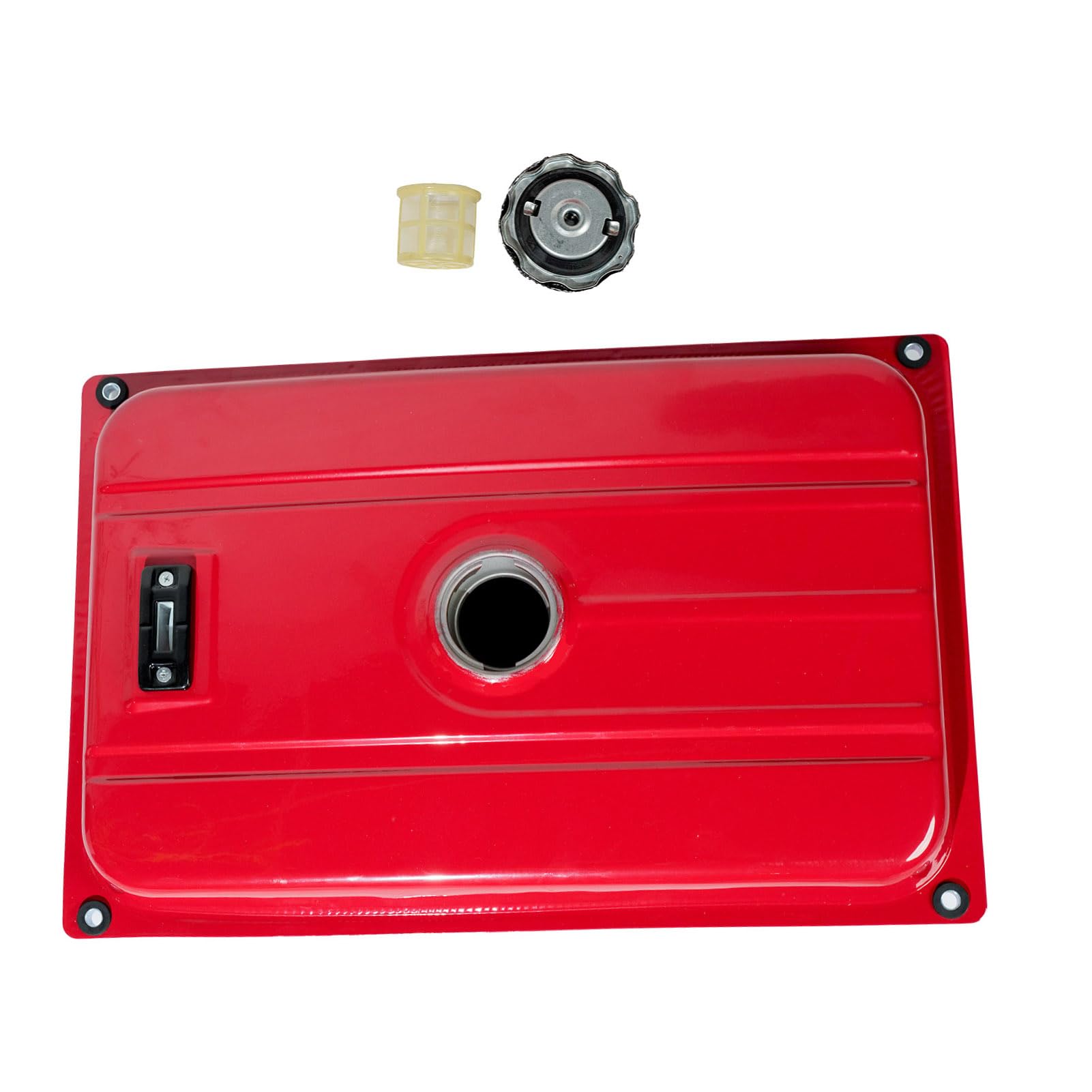 JJing tank side view, compact dimensions for tight installation.