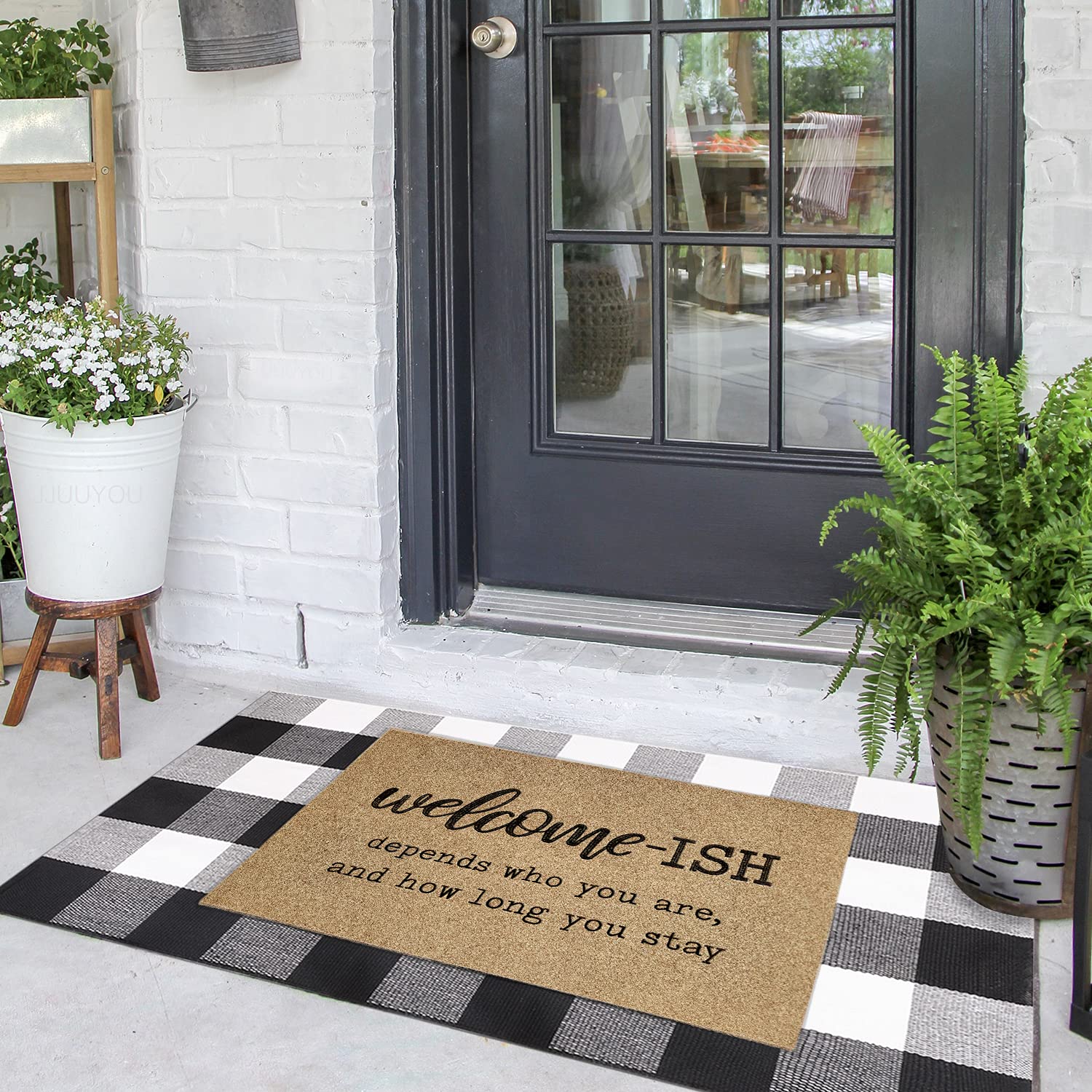 JJUUYOU multiple sizes help fit standard doors and entryways