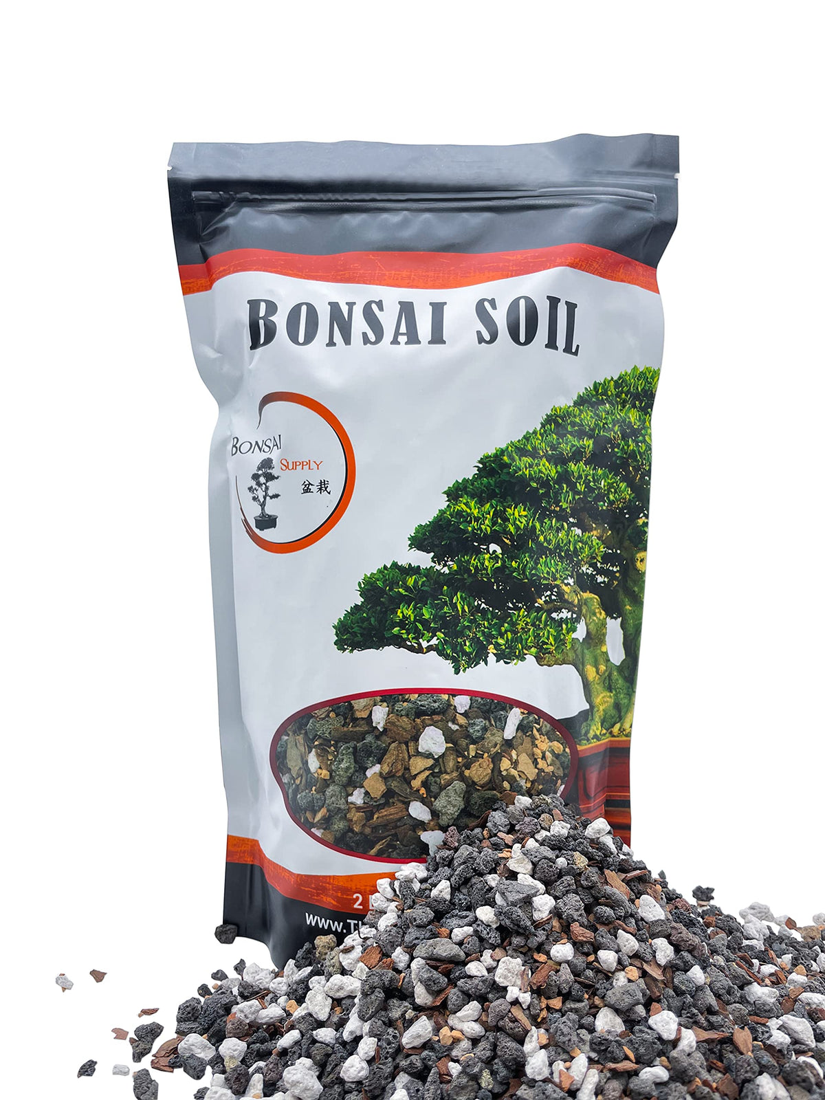 JK Global Imports Bonsai Soil All Purpose Mix bag front, premium blend for drainage and aeration.