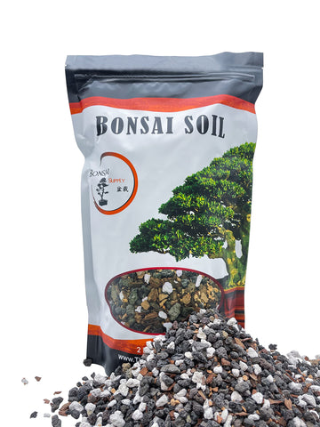 JK Global Imports Bonsai Soil All Purpose Mix bag front, premium blend for drainage and aeration.