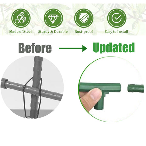 JK-GMTE netting provides support for fruiting vines while keeping soil off the ground.