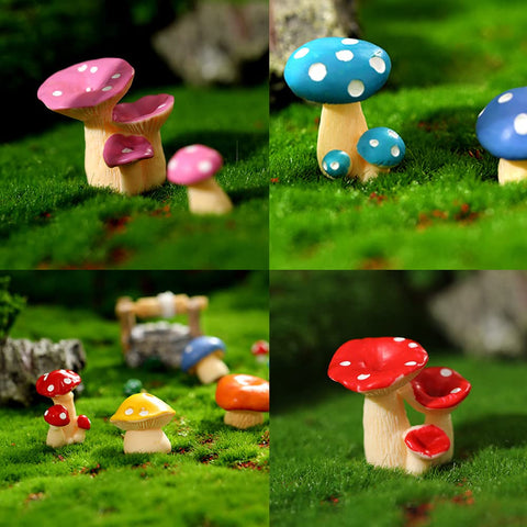 JKanruh home and garden mushrooms for plant pots and shelves.