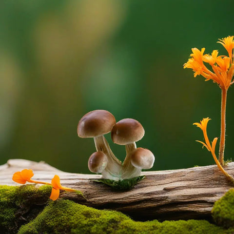 JKanruh home décor resin mushroom accents for shelves and windowsills
