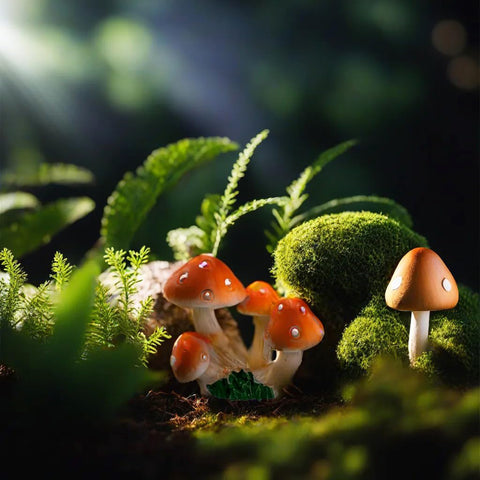JKanruh outdoor decor mushrooms resist rain and sun for lasting color