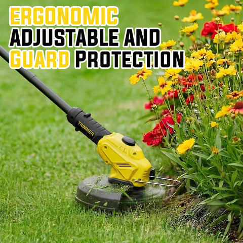 Lightweight ergonomic grip on JKLARI weed wacker ensures comfortable use